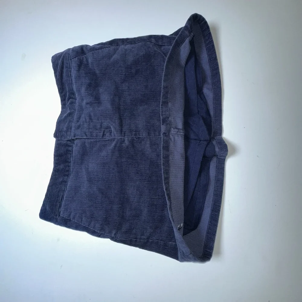 Ralph Lauren Girls‎ 10 Blue Corduroy Skirt Skort Preppy Nautical Pockets